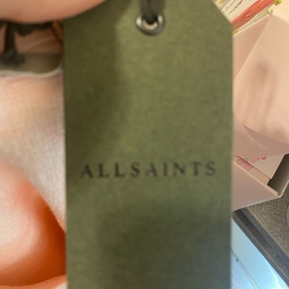 All Saints Pink and White Tie-Dye Sweatshirt - Picture 6 of 8